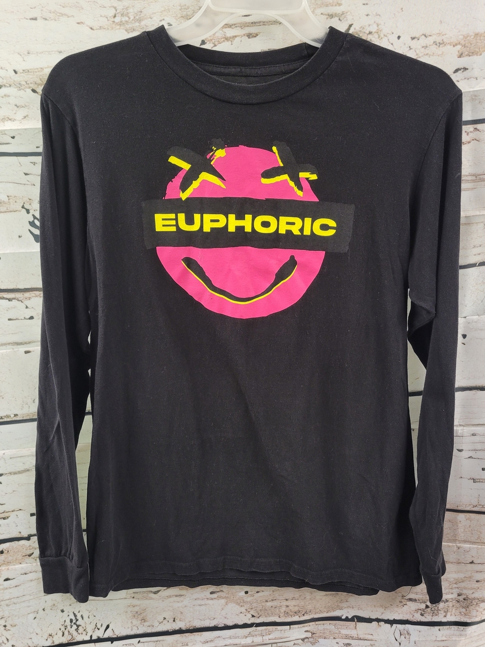 Skin & Bones Euphoric Long Sleeve T Shirt M Graphic Streetwear Y2K USA
